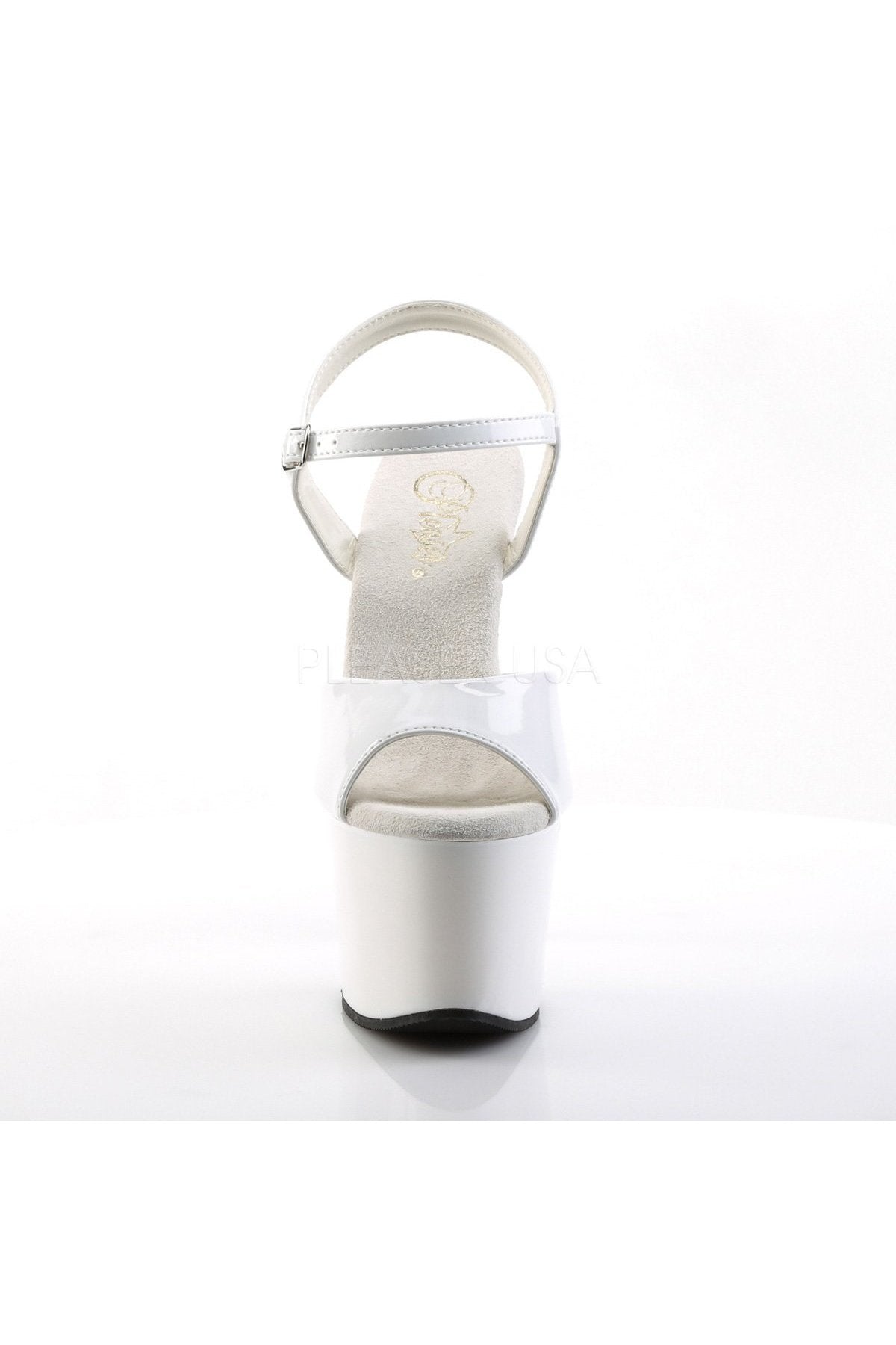 SKY-309 White Patent Heels-Pleaser-Tragic Beautiful