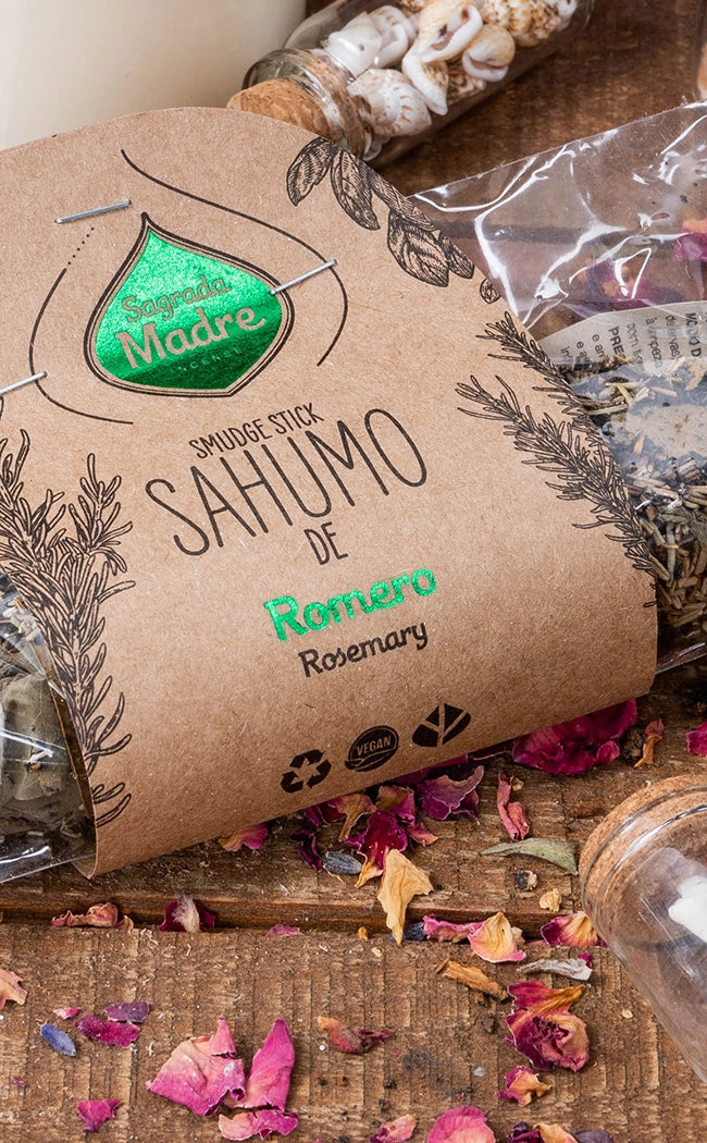 Sacred Handmade Cleansing Stick | Rosemary-Cleansing Wands & Smudge Sticks-Tragic Beautiful