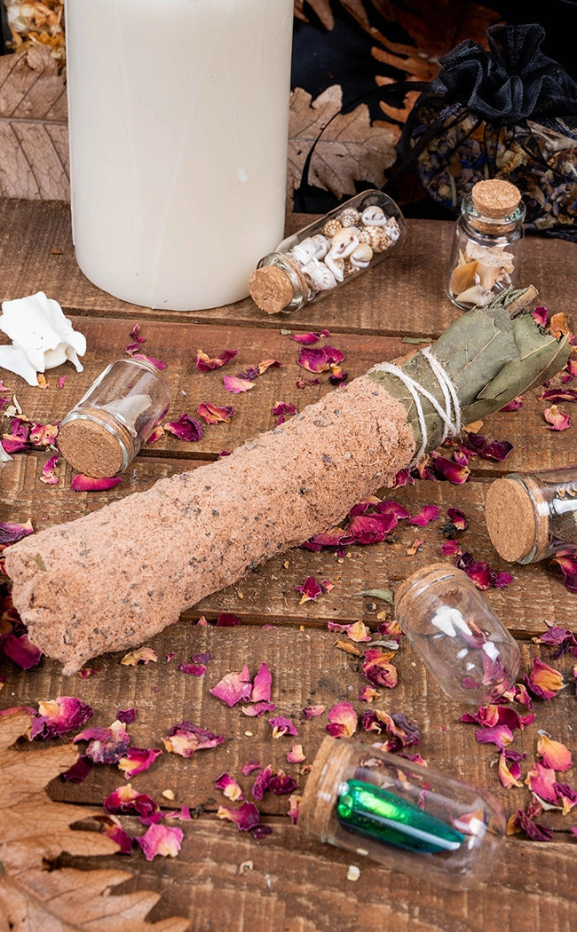 Sacred Handmade Cleansing Stick | Sandalwood-Cleansing Wands & Smudge Sticks-Tragic Beautiful