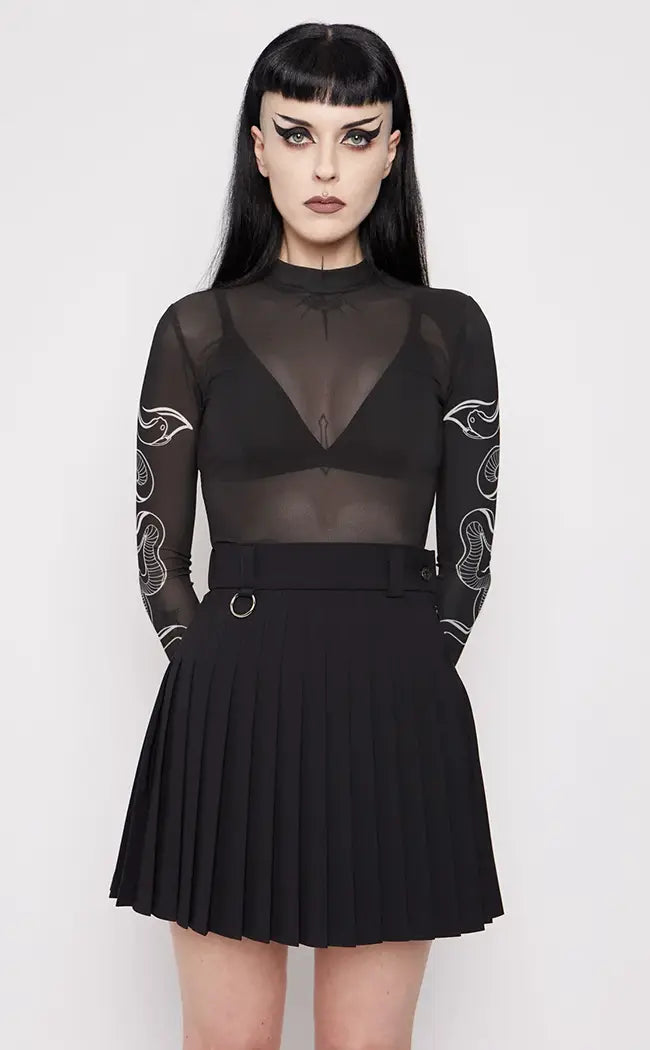 Selma Mesh Long Sleeve Top-Mary Wyatt-Tragic Beautiful