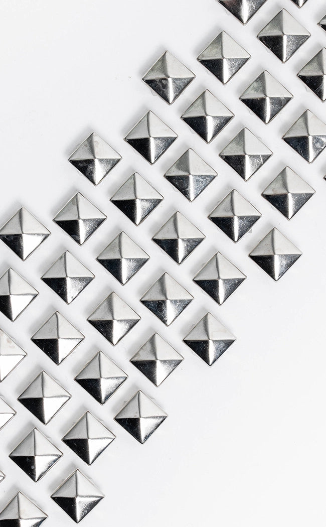 Silver Pyramid Studs | Pack Of 50