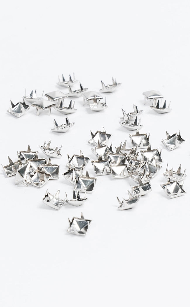 Silver Pyramid Studs | Pack Of 50