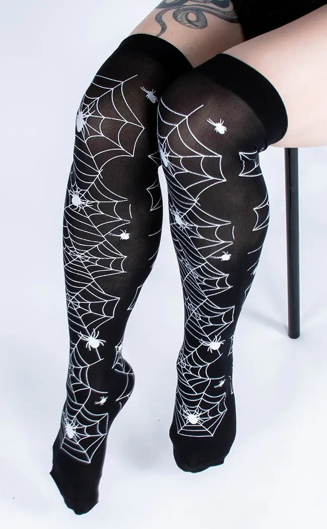 Spinnerette Stockings-TB-Tragic Beautiful