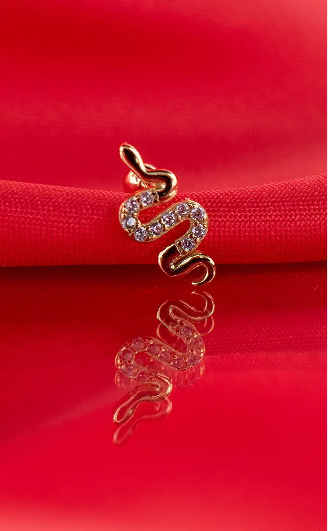 Cartilage Barbell | Serpentine-Impaler-Tragic Beautiful