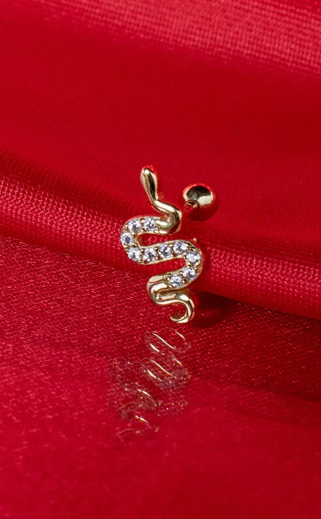 Cartilage Barbell | Serpentine-Impaler-Tragic Beautiful