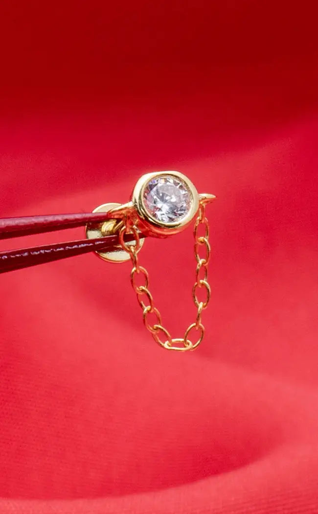 Sterling Silver Internally Threaded Barbell | Dazzle-Impaler-Tragic Beautiful