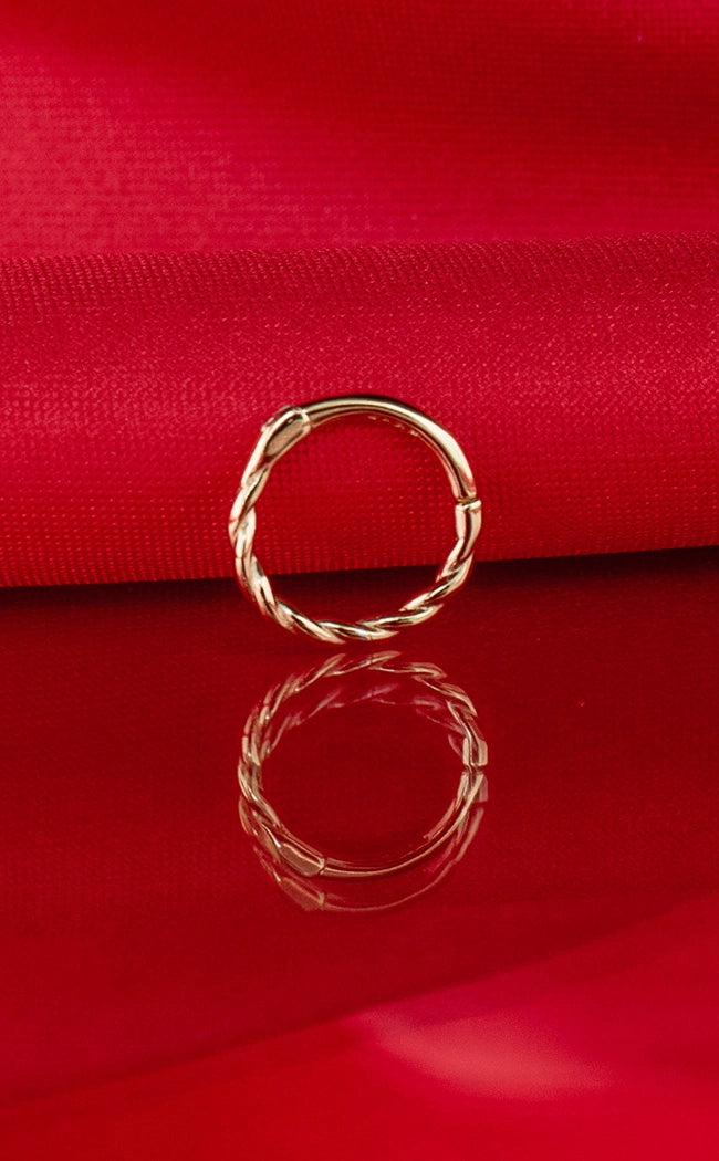 Sterling Silver Septum Ring | Entwined