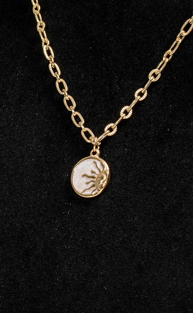 Sun Child Necklace | 18K Gold