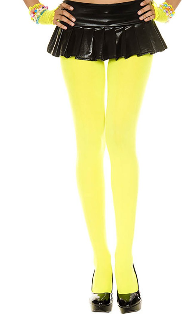 Sunshine Yellow Tights-Music Legs-Tragic Beautiful