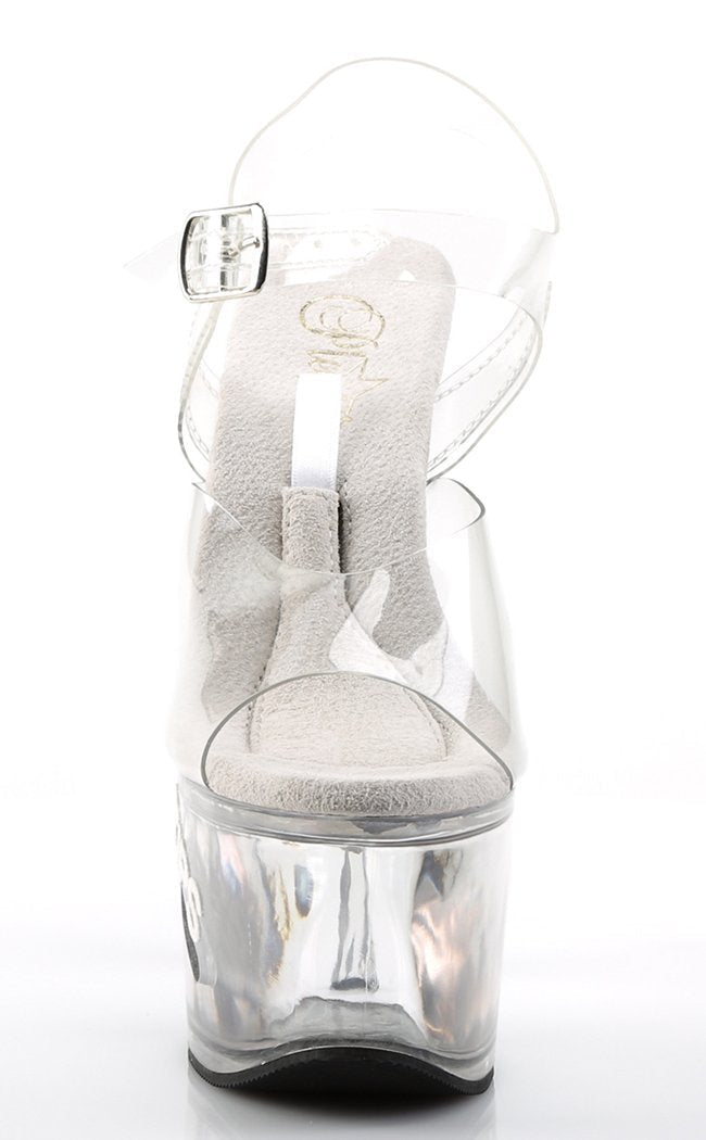 TIPJAR-708-5 Clear Heels-Pleaser-Tragic Beautiful
