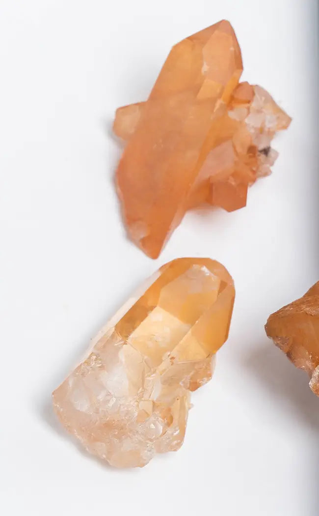 Tangerine Quartz Clusters | Small-Crystals-Tragic Beautiful