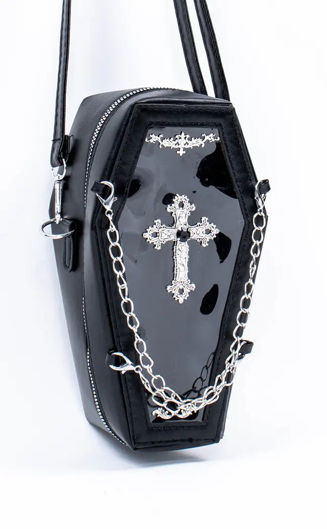 The Cemetery Coffin Bag-Gothic Accessories-Tragic Beautiful