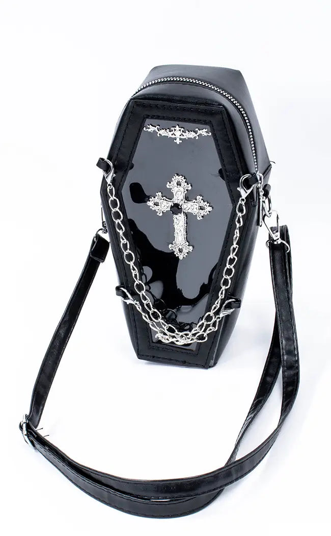 The Cemetery Coffin Bag-Gothic Accessories-Tragic Beautiful