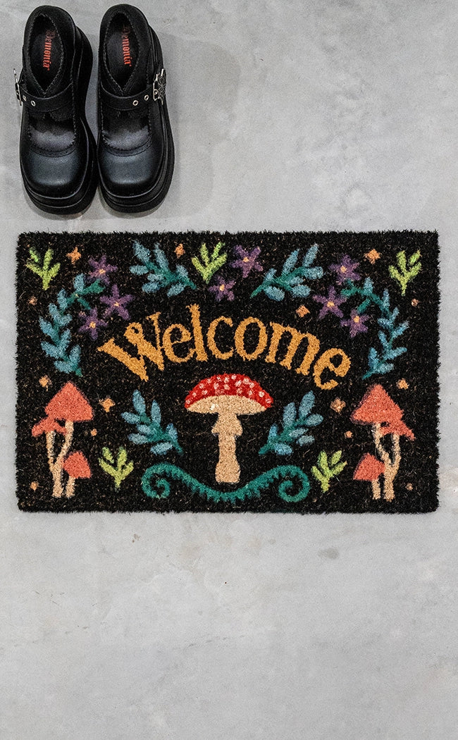 Toadstool Tales Doormat-Homewares-Tragic Beautiful