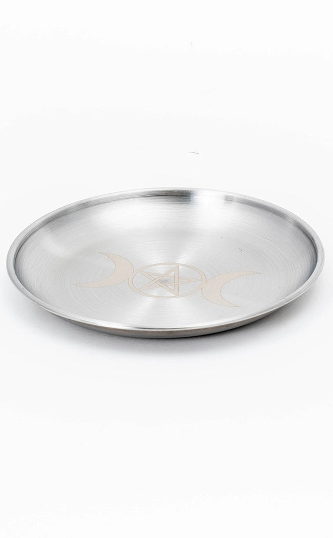 Triple Moon Aluminium Offering Plate