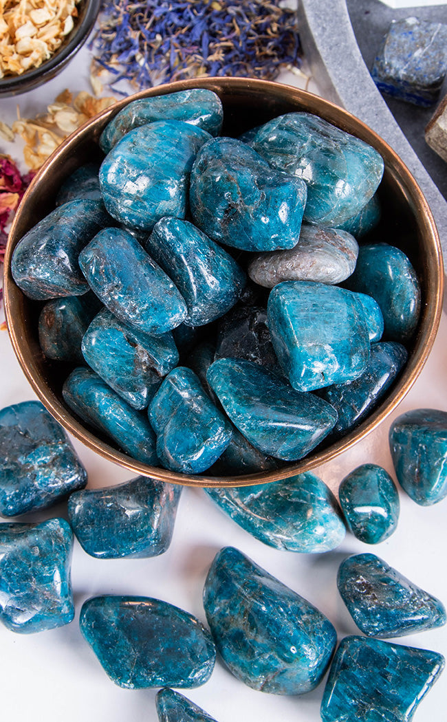 Tumbled Stones | Apatite-Crystals-Tragic Beautiful