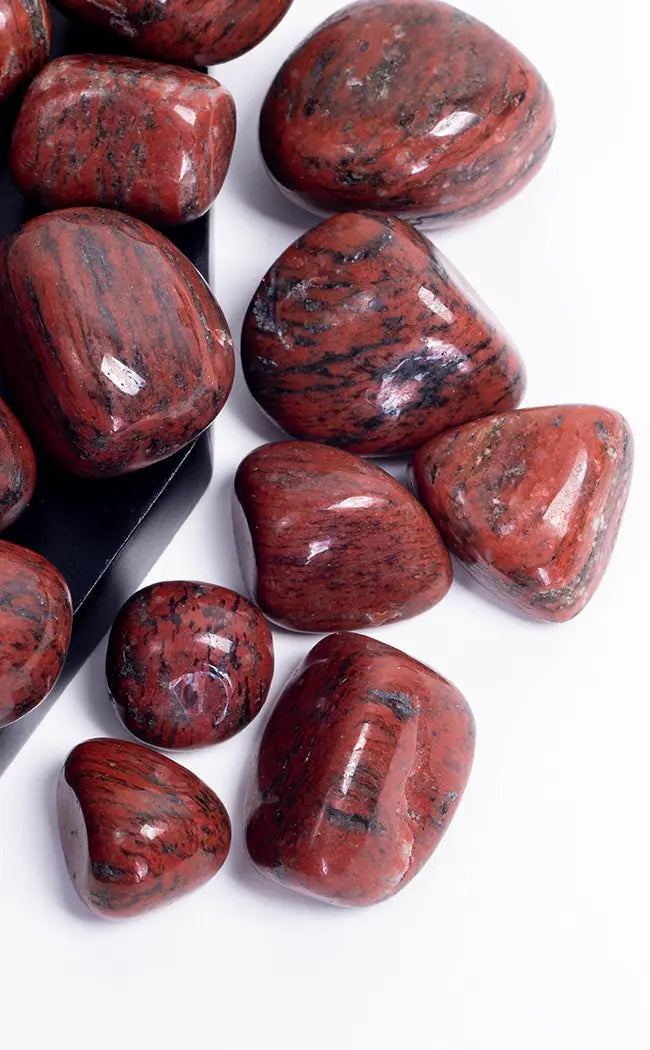 Tumbled Stones | Brecciated Jasper-Tumble Stones-Tragic Beautiful