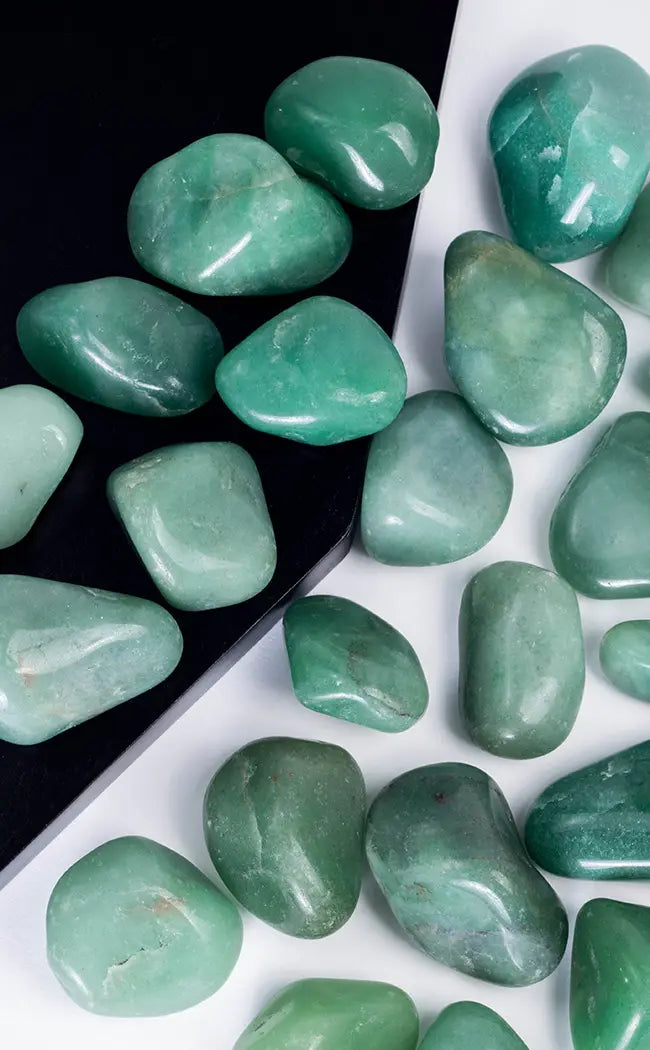 Tumbled Stones | Green Quartz-Tumble Stones-Tragic Beautiful