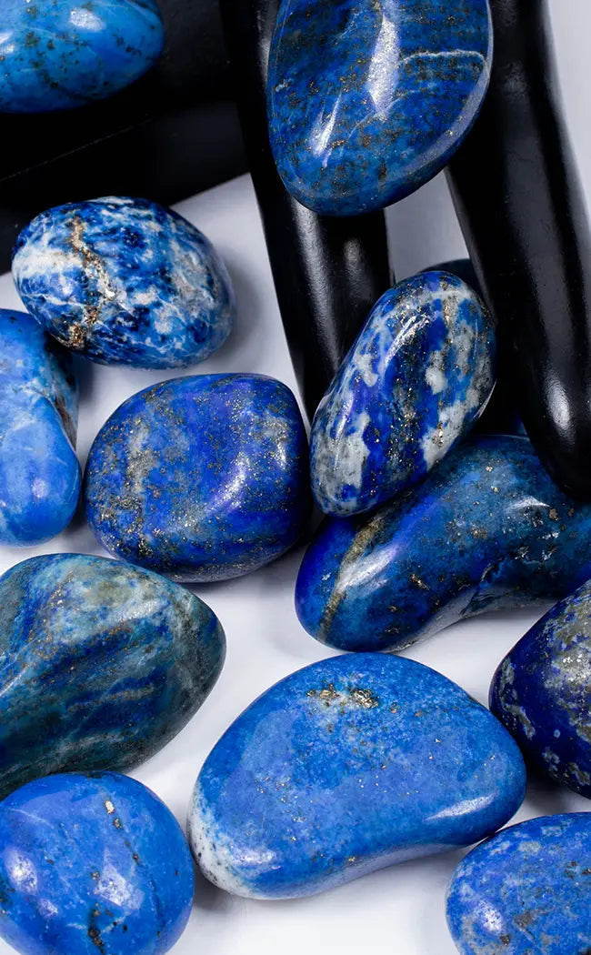 Tumbled Stones | Lapis Lazuli-Tumble Stones-Tragic Beautiful