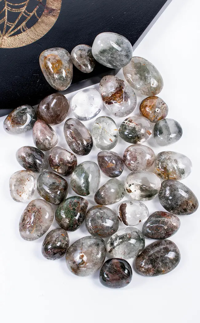 Tumbled Stones | Lodolite Garden Quartz-Tumble Stones-Tragic Beautiful