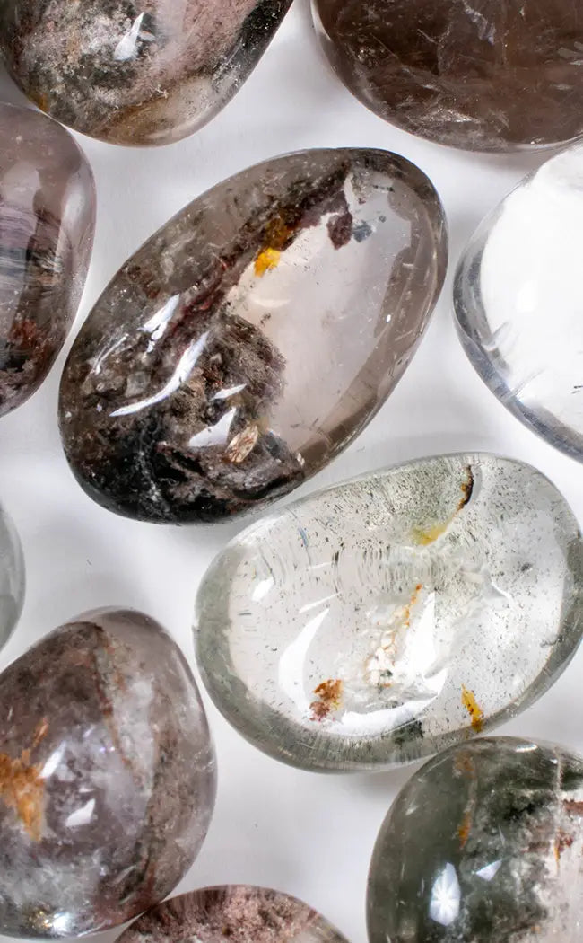 Tumbled Stones | Lodolite Garden Quartz-Tumble Stones-Tragic Beautiful