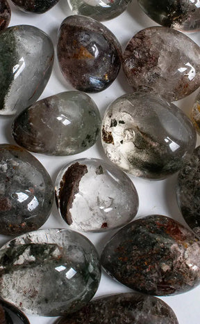Tumbled Stones | Lodolite Garden Quartz-Tumble Stones-Tragic Beautiful