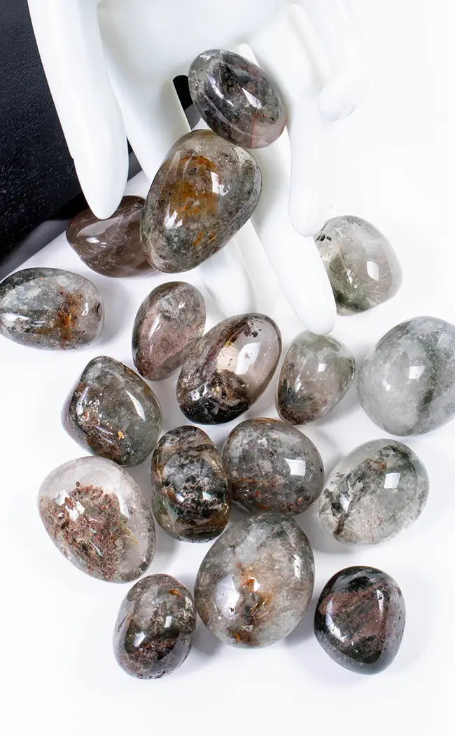 Tumbled Stones | Lodolite Garden Quartz-Tumble Stones-Tragic Beautiful