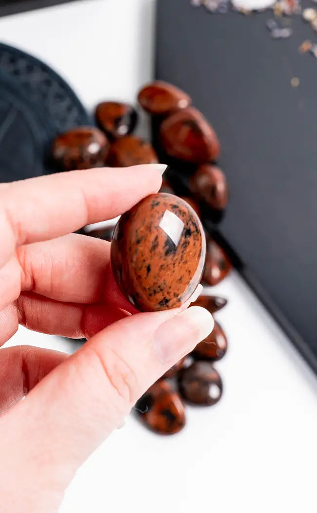 Tumbled Stones | Mahogany Obsidian