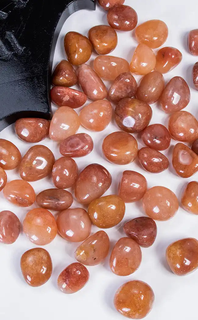 Tumbled Stones | Peach / Orange Aventurine-Crystals-Tragic Beautiful