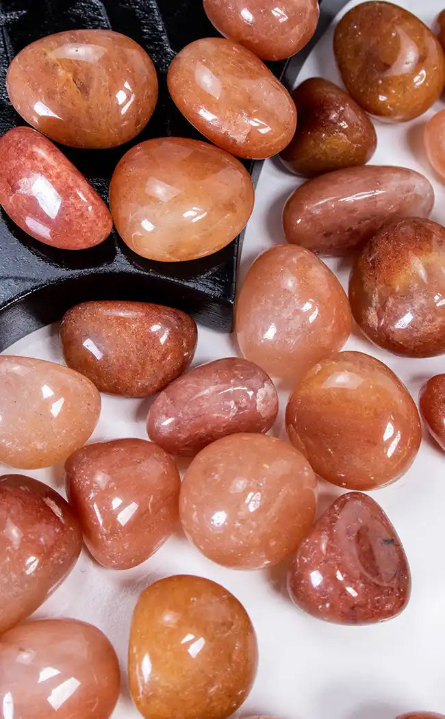 Tumbled Stones | Peach / Orange Aventurine-Crystals-Tragic Beautiful