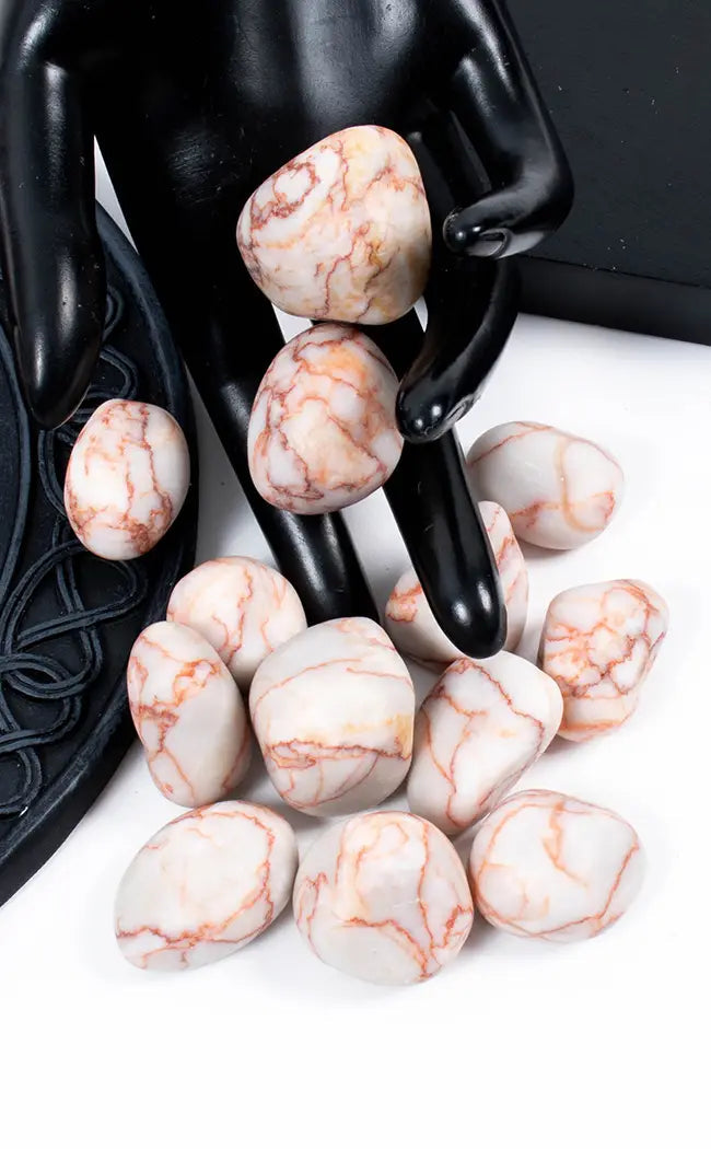 Tumbled Stones | Red Vein Jasper-Tumble Stones-Tragic Beautiful