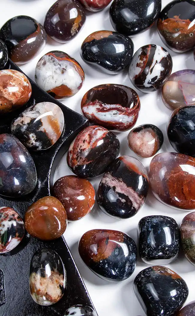 Tumbled Stones | Sardonyx-Crystals-Tragic Beautiful