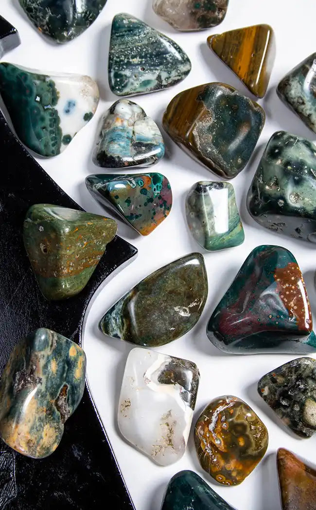 Tumbled Stones | Sea / Ocean Jasper-Crystals-Tragic Beautiful