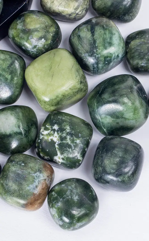 Tumbled Stones | Serpentine-Tumble Stones-Tragic Beautiful