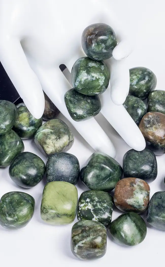 Tumbled Stones | Serpentine-Tumble Stones-Tragic Beautiful