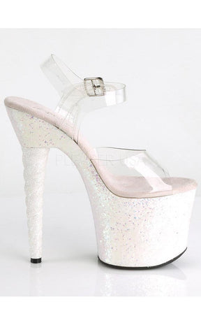 Unicorn-708LG Opal Glitter Heels-Pleaser-Tragic Beautiful