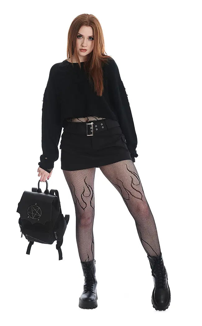 Ursula Cargo Mini Skirt Goth Clothing Accesories Australia