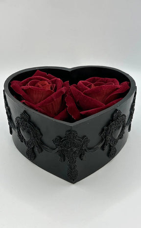 Vanity Valentine Heart Shaped Box