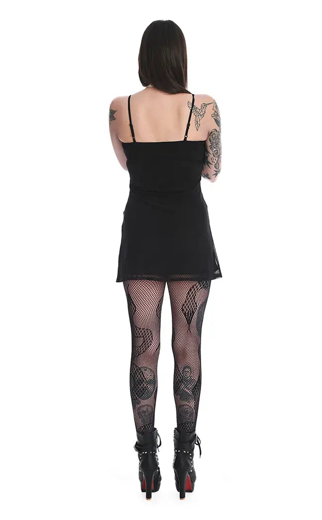 Vinka Mesh Mini Dress-Banned Apparel-Tragic Beautiful