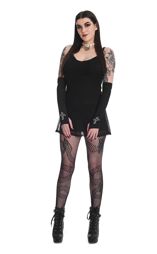 Vinka Mesh Mini Dress | Goth Clothing & Accesories Australia Vinka Mesh Mini Dress | Goth Clothing & Accesories Australia