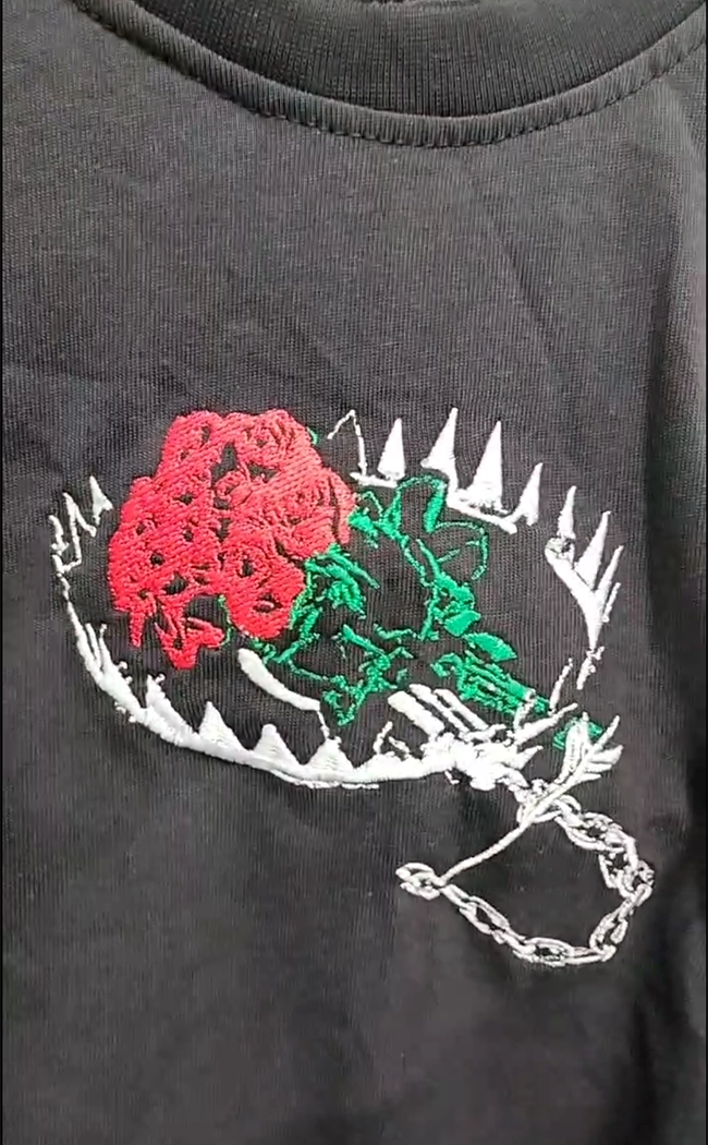 Violent Delights Embroidered Crop | VIP