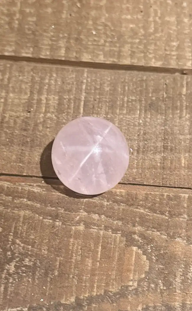 AA Six Star Line Rose Quartz Crystal Spheres