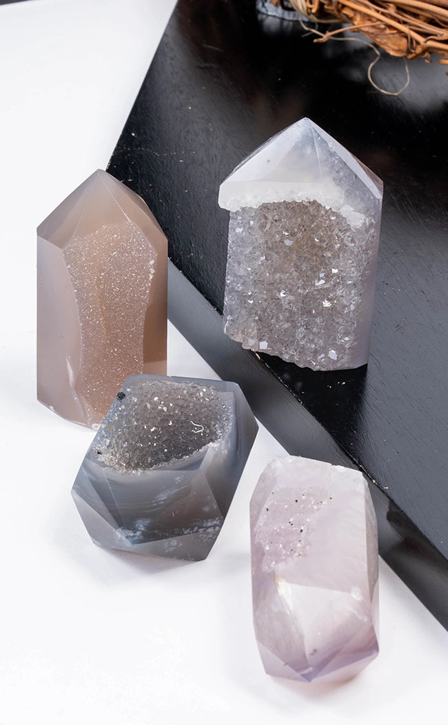 Agate Crystal Druzy Towers-Crystals-Tragic Beautiful