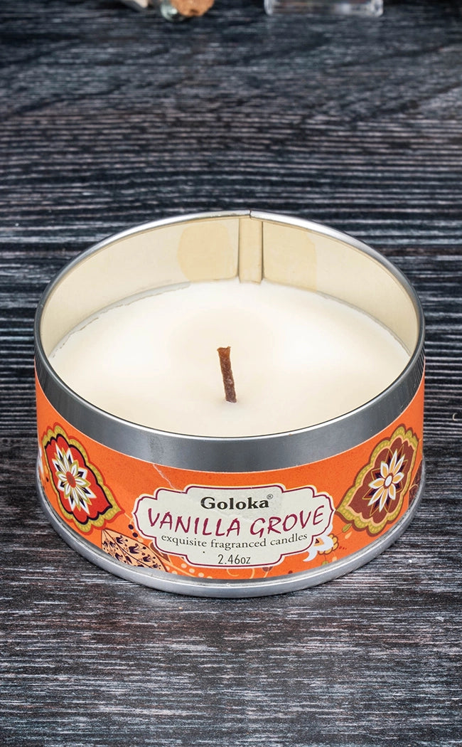 Aromatherapy Travel Tin Candle | Vanilla