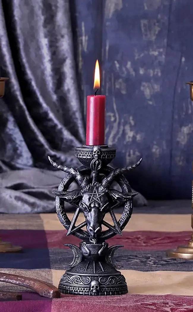 Baphomet Candle Holder