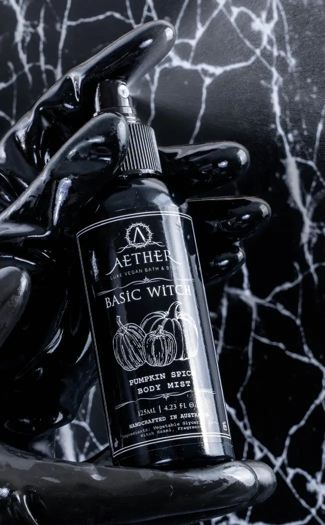 Aether | Basic Witch Pumpkin Spice Body Mist | Gothic Gifts | Afterpay