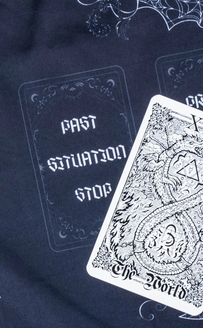 Black Bats Gothic Tarot Mat