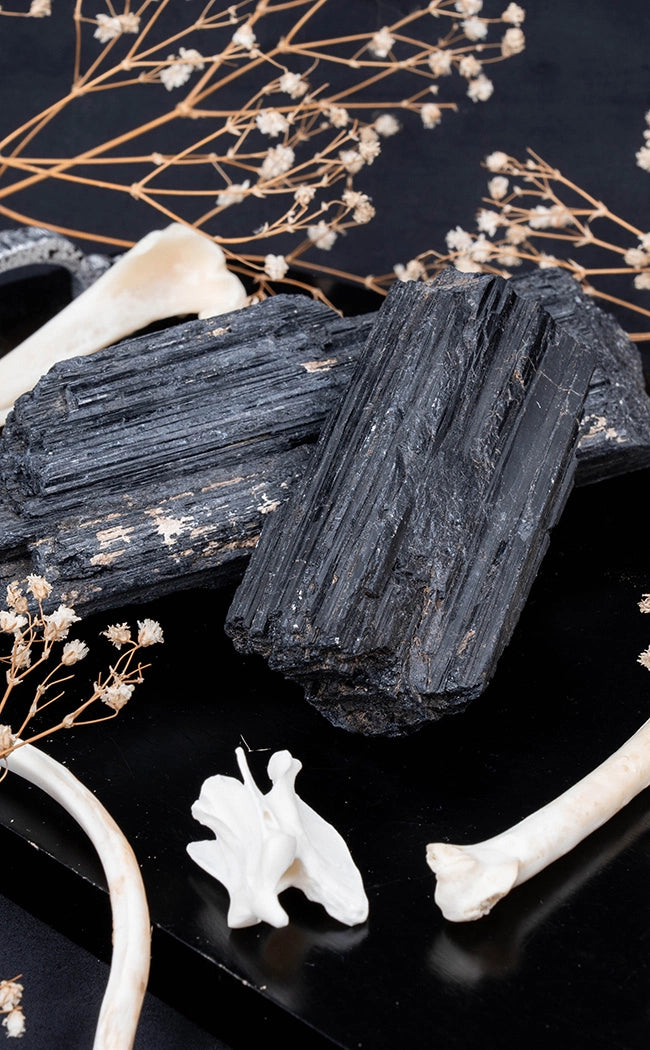 Black Tourmaline Rough | XL