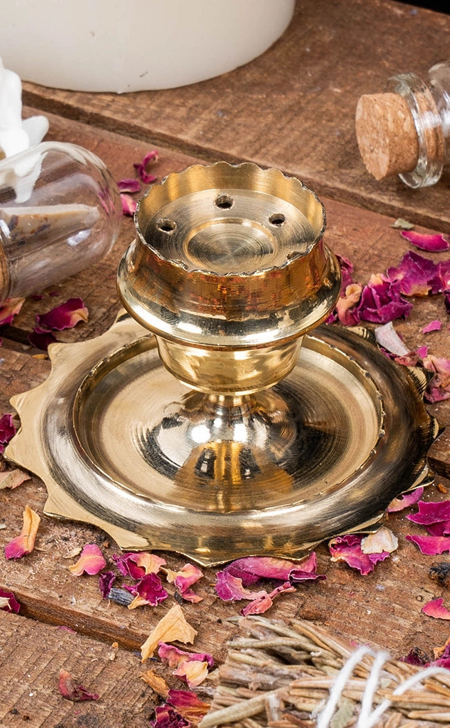KITS - DONT MAKE LIVE | Brass Agardan Incense Burner-Witchcraft Supplies-Tragic Beautiful