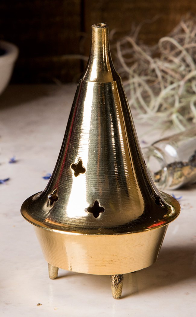 Brass Incense Burner Set of 4-Incense-Tragic Beautiful